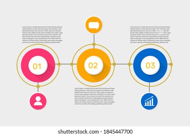 Moderne Infografik, Vektordesign-Illustration