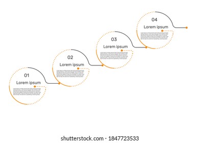 Moderne Infografik, Vektordesign-Illustration
