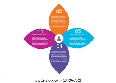 Ilustración moderna de diseño vectorial de infografía de negocios