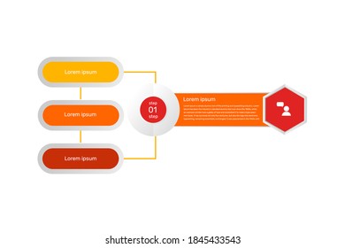 Modern info graphics vector design illustration