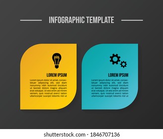 Plantilla moderna de infografía. Diagrama de flujo. Vector 