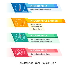 Plantilla de infografía moderna, elementos de infografía, ilustración vectorial, plantillas de encabezado, fondo de banner moderno