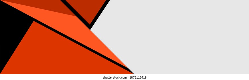 Modern infographic background with dynamic red and black geometric shapes on a light gray backdrop, ideal for professional design layouts.