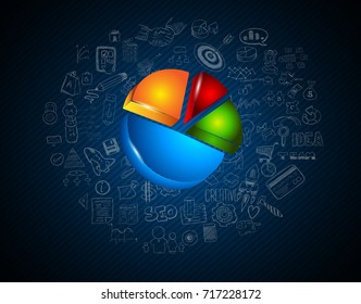 Modern Infographic Brochure template for product ranking and classification