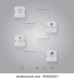Modern infographic for business concept