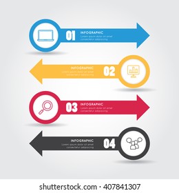 Modern infographic for business concept.