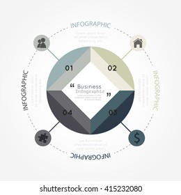 Modern infographic for business concept.