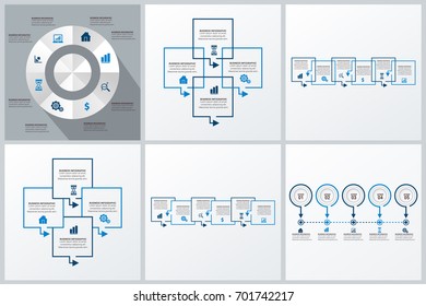 Modern Infographic Business Template Set