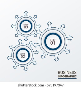 Modern Infographic Charts Vector Elements