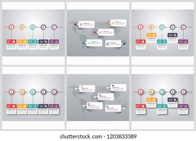 Modern Infographic Choice Template Set