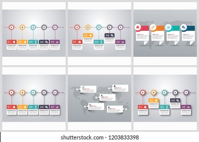 Modern Infographic Choice Template Set