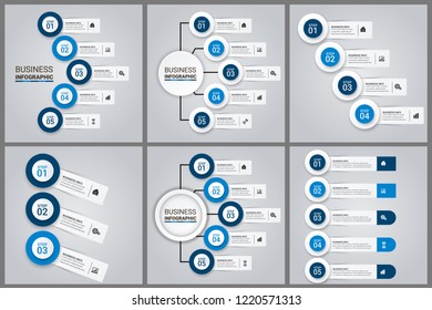 Modern Infographic Choice Template Set
