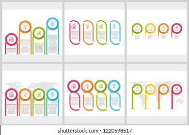 Modern Infographic Choice Template Set

