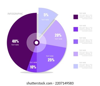 Modern infographic colourful. Vector illustration.