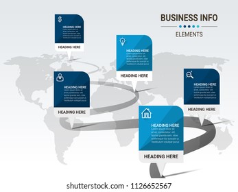Modern Infographic Connection Template