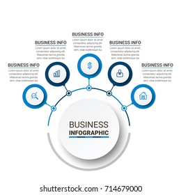 Modern Infographic Connection Template