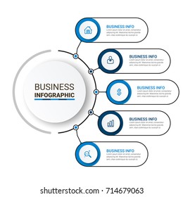 Modern Infographic Connection Template