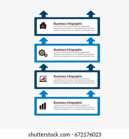 Modern Infographic Connection Templates Set