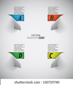 modern infographic data / vector background