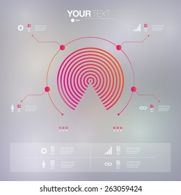 Modern infographic design can be used for workflow layout, chart, number options, presentation, web design. Eps 10 stock vector illustration 