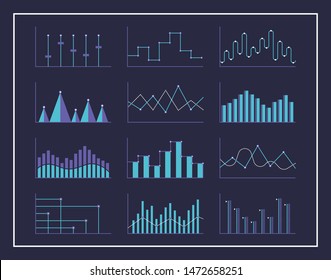 modern infographic design chart set