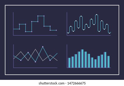 modern infographic design chart set
