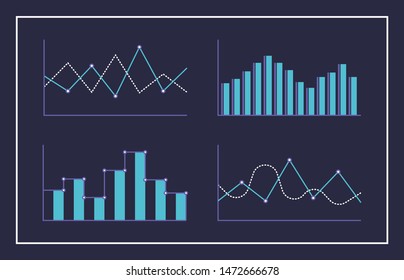 modern infographic design chart set