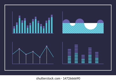 modern infographic design chart set