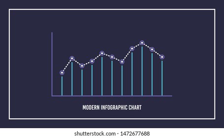 modern infographic design chart set