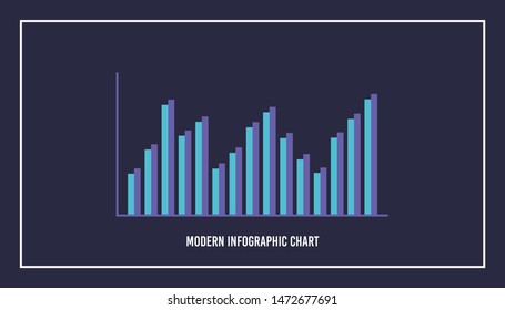 modern infographic design chart set