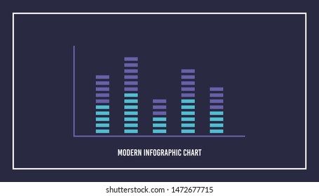 modern infographic design chart set