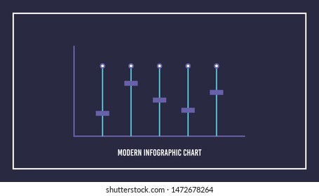modern infographic design chart set