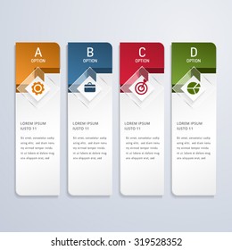 Modern Infographic design element banner.
