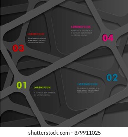 Modern Infographic design element banner.Can used for diagram,workflow layout,web design,presentation business concept,timeline