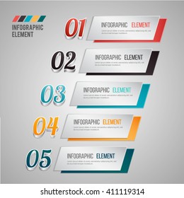 Modern Infographic design element banner.Can used for data,banner,diagram,leaflet,presentation business,template design,web,sign and infographic