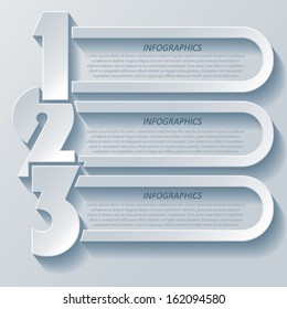Modern infographic design with numbers (can be used for your business, web design, graphic or website layout , diagram, workflow layout, business step options, numbers options, education)