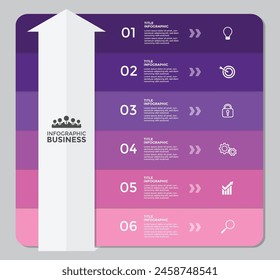 Conjunto de diseño de infografía moderna Plantilla