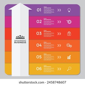 Conjunto de diseño de infografía moderna Plantilla