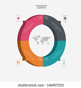 Modern Infographic Design template