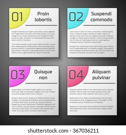 Modern Infographic design template