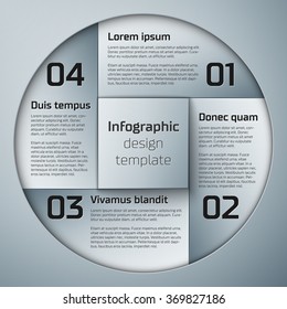 Modern Infographic design template