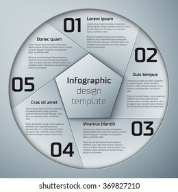 Modern Infographic design template