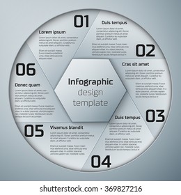 Modern Infographic design template