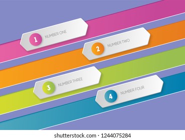 Modern infographic design template for business, education, web design, banners, brochures, flyers, workflow. 