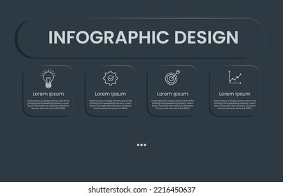Modern info-graphic design template concept