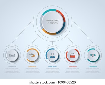 Modern infographic design template. File is in eps10 format.