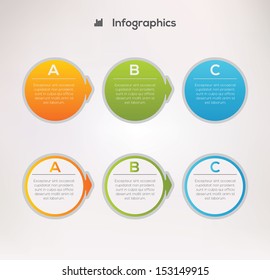 Modern Infographic Design template Vector illustration