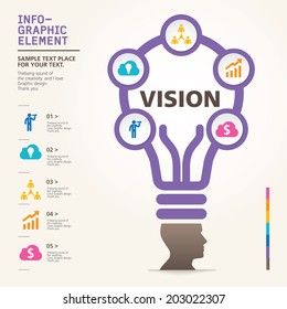 modern info-graphic design, vector, template business concept