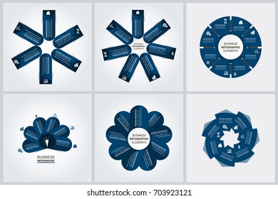 Modern Infographic diagram business steps