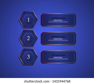 Modern infographic element Data Visualization template designs